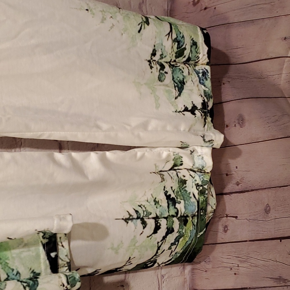 OUKU Two-Piece Lounge Set Adventure Pine Tree Print Casual V-Neck Long Sleeve - Picture 3 of 5